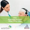 DHA Audiology Assistant Exam Questions