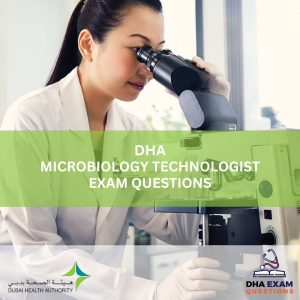 DHA Medical Microbiology Technologist Exam Questions